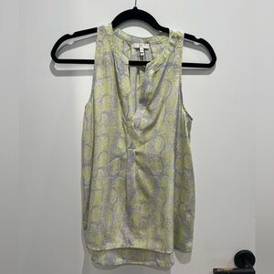 Joie flowy tank 100% silk xs snakeskin print
